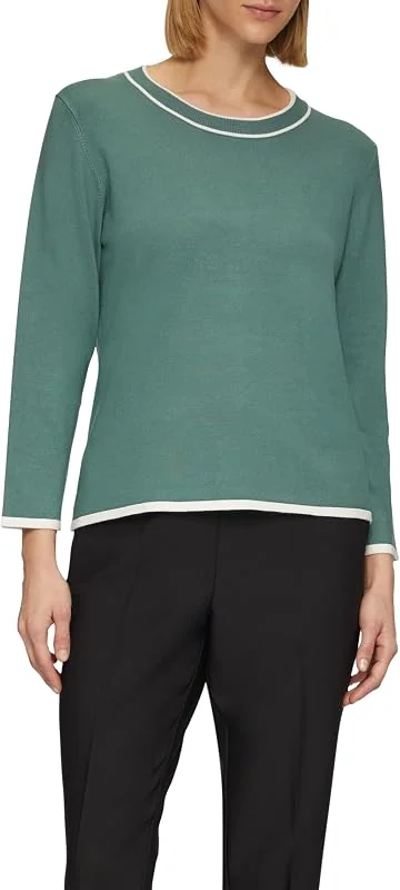 Besuche den s.Oliver BLACK LABEL-Store s.Oliver Strickpullover mit verkürzten Ärmeln und Kontrast-Details — Weihnachtsmode