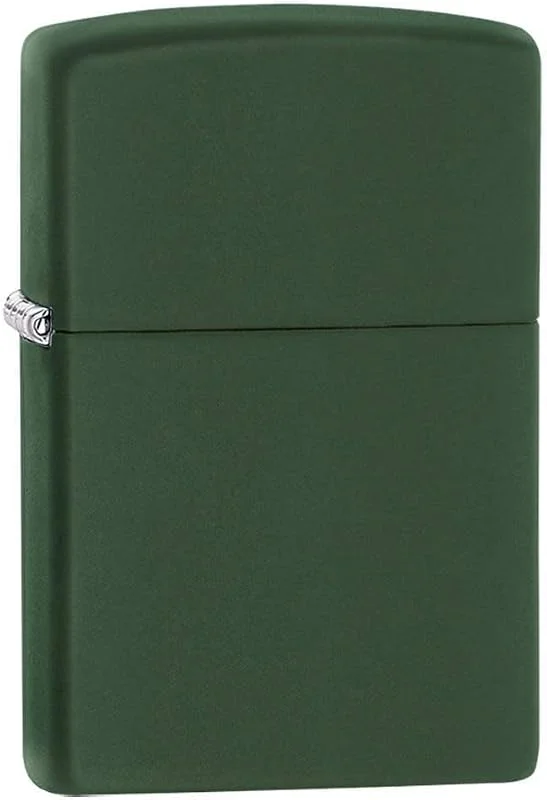 Besuche den Zippo-Store Zippo Sturmfeuerzeug - Green Matte, Base Model - Nachfüllbar - Wiederverwendbar - Windfestes Design - Geschenkbox - Made in USA — Hautpflege