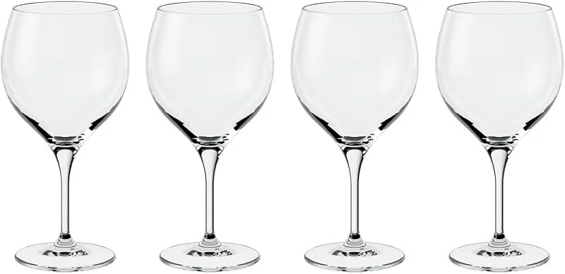 Villeroy & Boch – Maxima Burgunder-Glas Set 4 teilig Klar, Spülmaschinenfest, Weingläser für Rotwein, Gläser für Wein, Burgunderkelche, Außergewöhnliche Gläser, Kristallglas — Wein und Festtafel