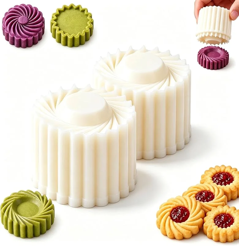 Marke: Generisch 2 Stück Kreative doppelseitige Teigform, Backwerkzeug Für Desserts — Weihnachtskueche