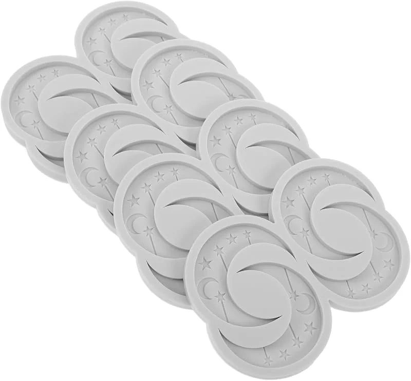 Marke: BESTOYARD BESTOYARD 4 Stück Silikon Fondant Formen mit Stern und Mondmotiv für Eid Mubarak Wiederverwendbar und Leicht zu Lösen zur Tortendekoration und Dessertgestaltung — Weihnachtskueche