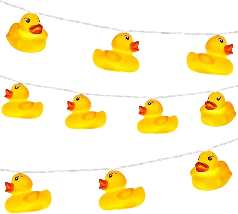 Marke: zwxqe Wasserdichte Außen-Lichterkette Enten-Design helle Lichtdekoration — Weihnachtsbeleuchtung