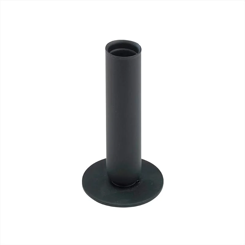 Besuche den NKlaus-Store NKlaus 12cm Kerzenhalter aus schwarzem Eisen für Tafelkerzen bis Ø2cm — Kerzenlicht Abendessen