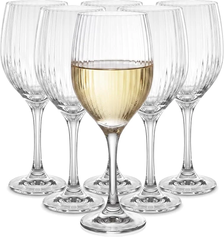 Besuche den Glasmark KROSNO 1992-Store Glasmark KROSNO 1992 Weingläser 6er Set 365 ml — Wein und Festtafel