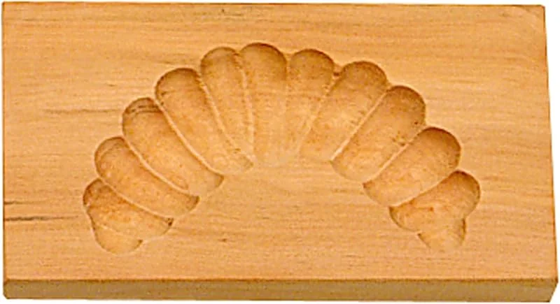 Besuche den Städter-Store Städter 848054 Spekulatiusmodel "Kipferl" Backform, Holz, braun, 10 x 6 x 3 cm — Weihnachtskueche