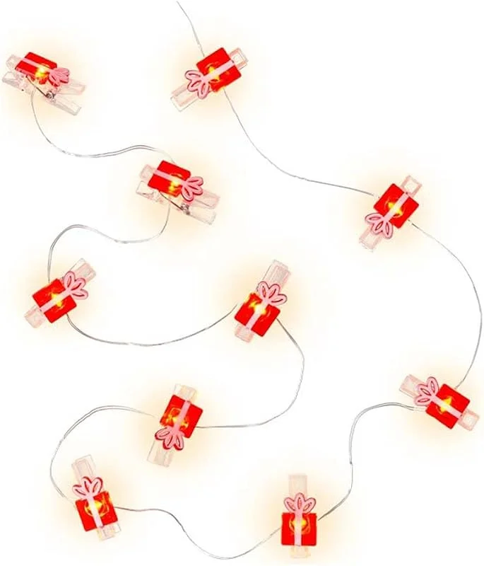 Besuche den goobay-Store goobay LED Foto Clip Lichterkette, 10 Clips, Geschenk, für Polaroid Bilder — Weihnachtsbeleuchtung