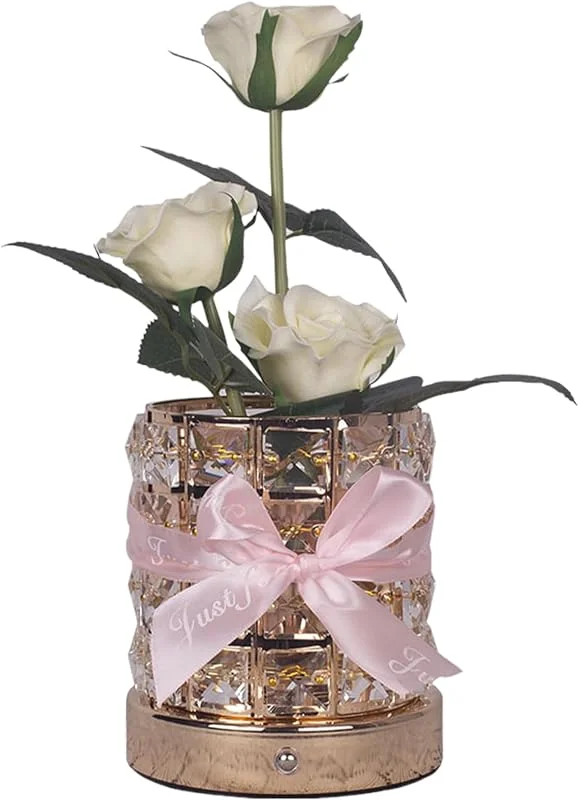Marke: Générique Générique Lampe Rosa – Nachtlampe, dekorativ, romantisch, 3 Farben, dimmbar, für Nachttisch, Geburtstag, Wohnzimmer — Kerzenlicht Abendessen