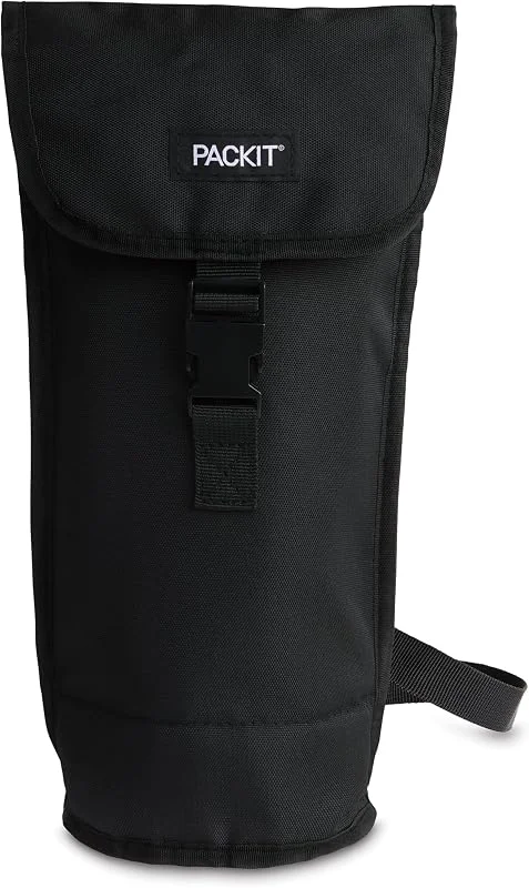 Marke: PackIt PackIt Gefrierbarer Wein, Schwarze Tasche, groß — Wein und Festtafel