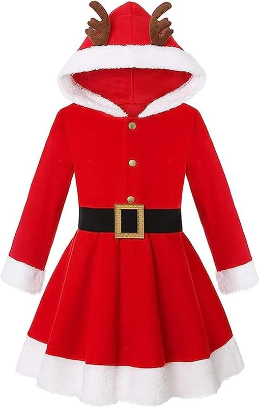 Marke: Generisch Generisch Nikolaus Kostüm Kinder, Weihnachtskostüm Mädchen, Weihnachtsfrau Kostüm Kinder, Weihnachtsmann Kleid Mädchen, Weihnachtskostüm Kind, Weihnachtskleid — Weihnachtsmode