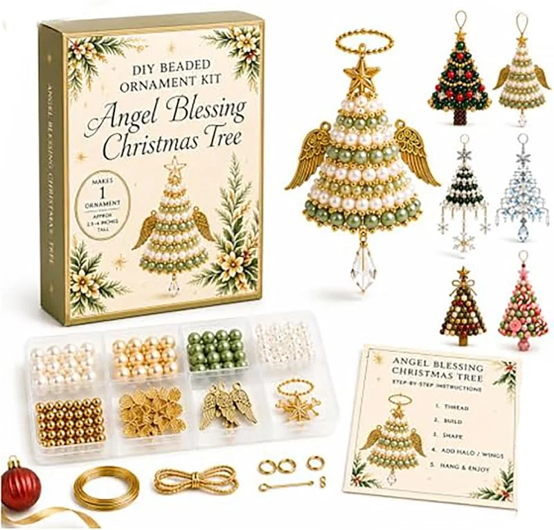 Marke: Generic DIY-Weihnachtsbaumschmuck-Set Mit Perlen (D) — Weihnachtsdeko