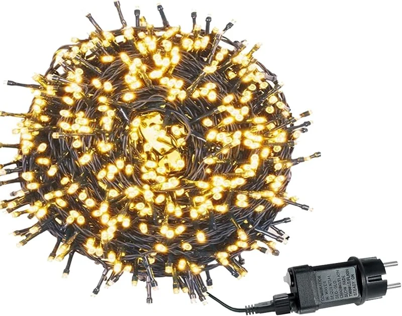 Besuche den AufuN-Store Aufun LED Lichterkette Außen WarmWeiß, 80m, 800 LEDs, Weihnachtsbeleuchtung