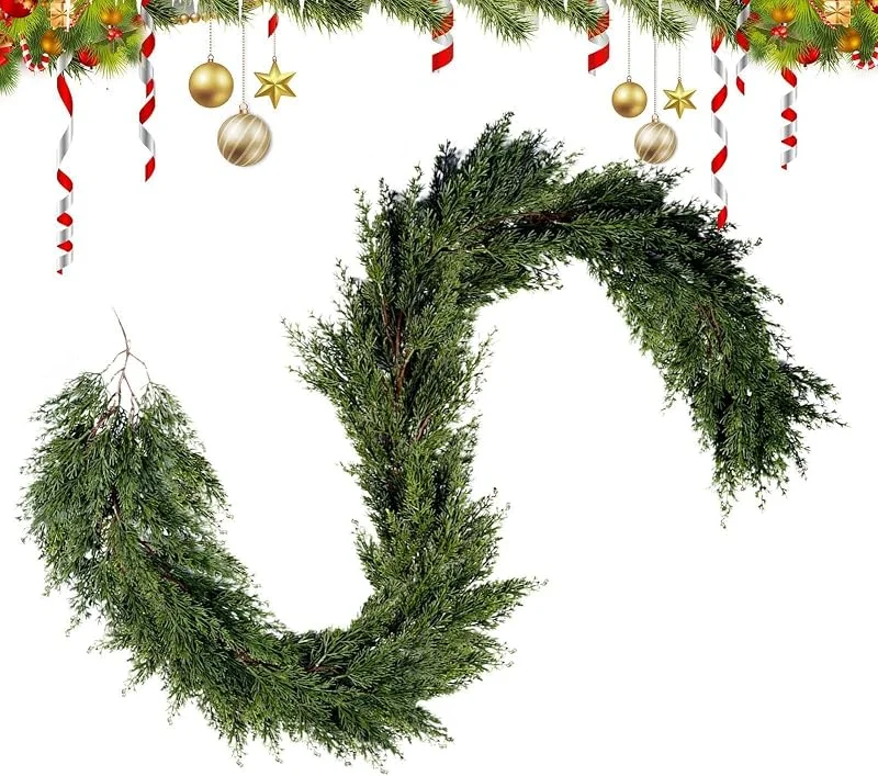 Marke: Generisch Weihnachtsgirlande für Künstliche Tannengirlande mit — Weihnachtsdeko