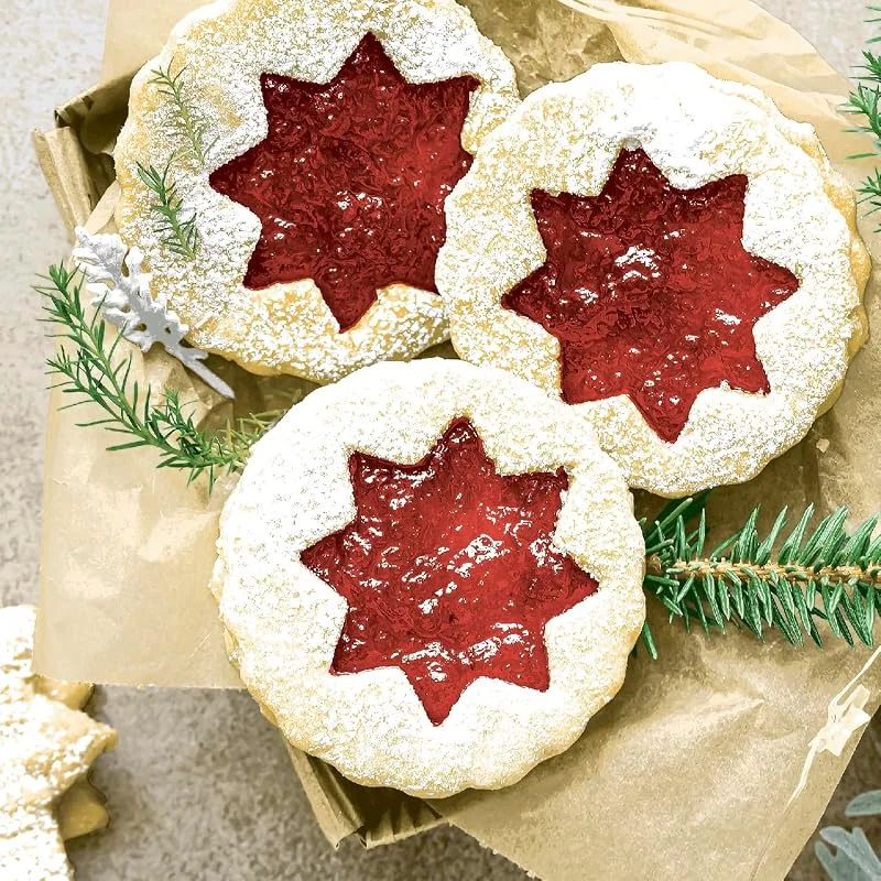 Besuche den Setita-Store 20 Servietten Weihnachtsplätzchen Gebäck im Advent 24cm — Advent und Tisch