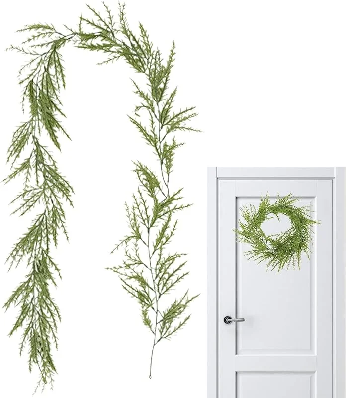 Marke: Gitekain Weihnachtsgirlande im Kiefernlook 1, 8 m Künstliche Realistische Dekorative — Weihnachtsdeko