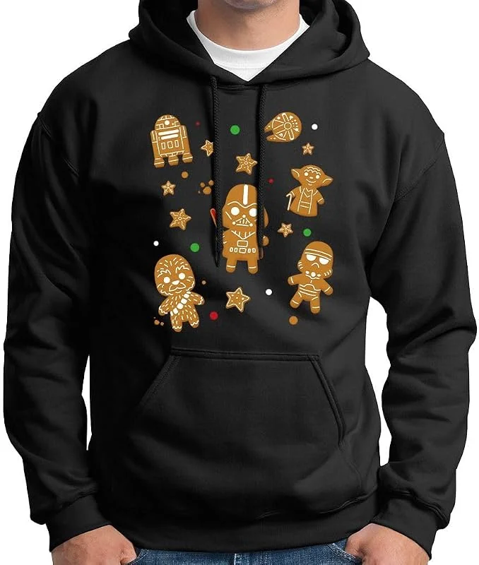 Besuche den Tassenbrennerei-Store Tassenbrennerei Weihnachtspullover - Ugly Sci-Fi Weihnachts-Plätzchen - Pullover, Hoodie Geschenk für Männer - Herren & Damen für Weihnachten — Weihnachtsmode