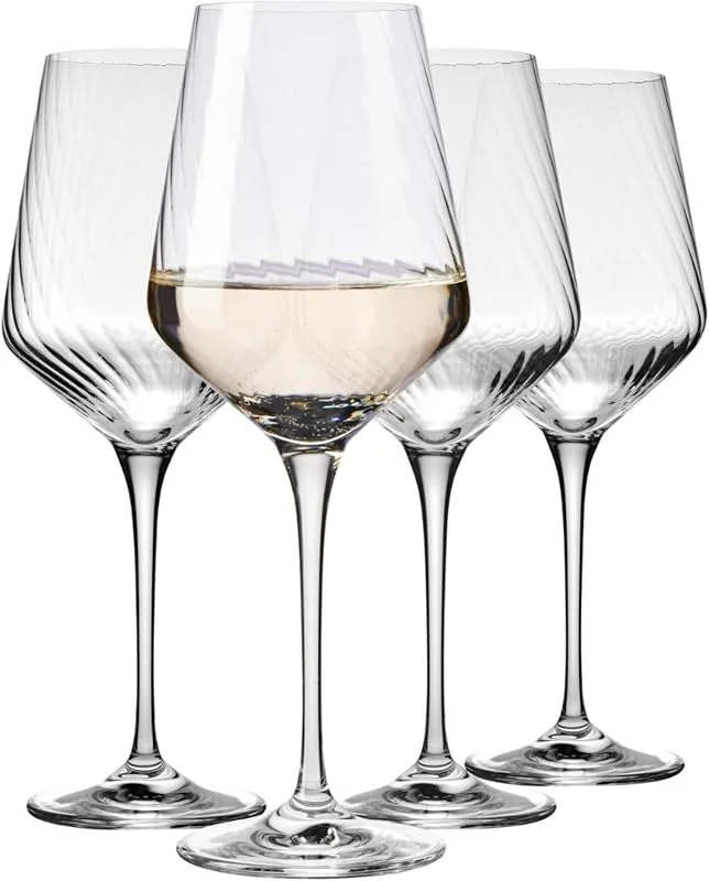 Besuche den Krosno-Store Krosno Weißweingläser 4er Set, 450 ml, LUMI Avant-Garde — Wein und Festtafel