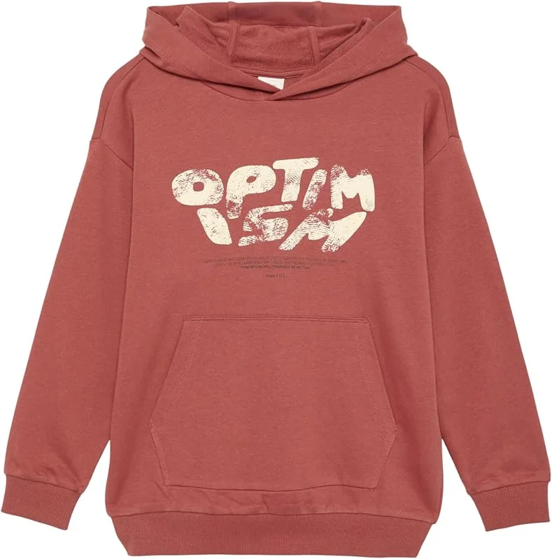 Besuche den s.Oliver-Store s.Oliver Junior Mädchen Hoodie – Oversize, Frontprint, Kapuze — Weihnachtsmode