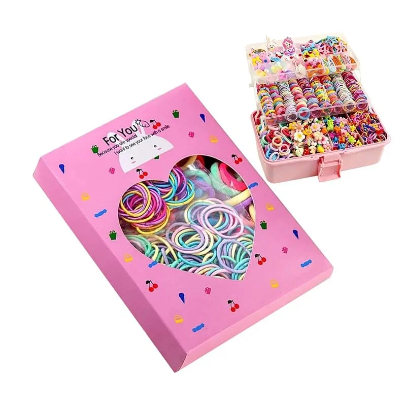 Marke: Générique Haarzubehör-Set für kleine Mädchen, elastisches Haarband, Haar-Accessoires — Haarpflege
