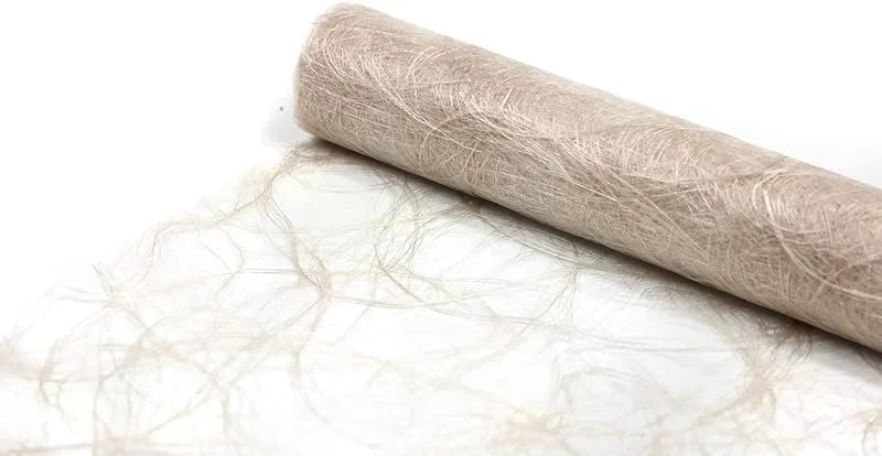 Besuche den Deko AS GmbH-Store Deko AS - Sizoweb Tischband - 25 Meter Rolle + 100 Deko Sterne in Gold Gratis (20cm Breite, Walnuss) — Küche & Haushalt