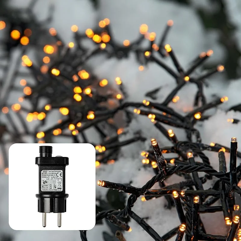 Besuche den hellum-Store hellum LED Lichterkette outdoor 5, 74m mit 288 LED warmweiß, mit Trafo — Weihnachtsbeleuchtung