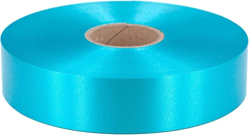 Marke: Star Geschenkband Ringelband 31mm x 100m wasserfest - 30 FARBEN in 5, 10, 19, 31, 50mm - Dekoband aus Kunststoff - Polyband Schleifenband zum Basteln von Weihnachtssternen & Autoschleifen - Türkis — Geschenkverpackung
