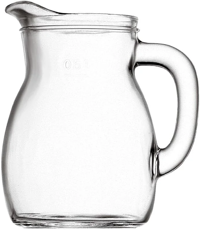 Besuche den Bormioli Rocco-Store Bormioli Rocco 146150 Bistrot Krug, mit Füllstrich bei 0.5l, Glas, transparent, 1 Stück — Wein und Festtafel