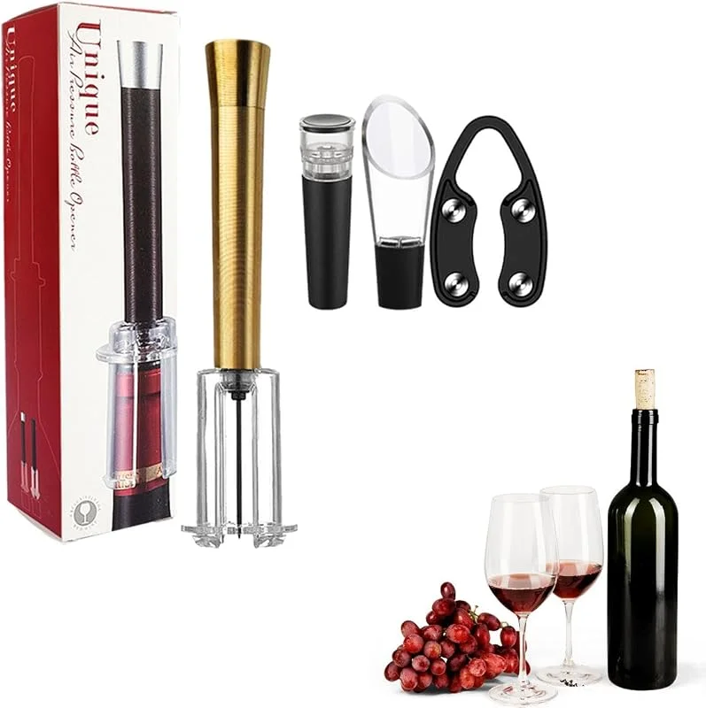 Marke: Generisch Rotweinöffner-Set, Rotwein-Flaschenöffner-Set Praktischer, robuster — Wein und Festtafel