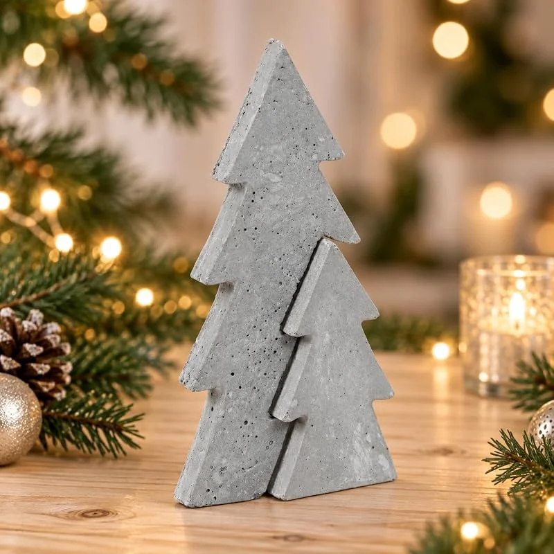 Besuche den NaturGut-Store GLOREX Gießform Tannenbaum 14 x 29 cm, Flexible Weihnachts-Gießform aus PE, LDPE, Für Beton, Gießmasse, Wachs, Seife & Schokolade, Lebensmittelecht — Weihnachtskueche
