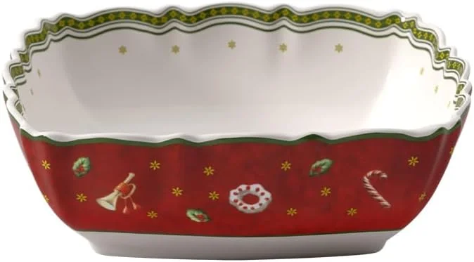 Villeroy & Boch - Toy's Delight Servierschale 16 cm Rot und Weiß — Advent und Tisch