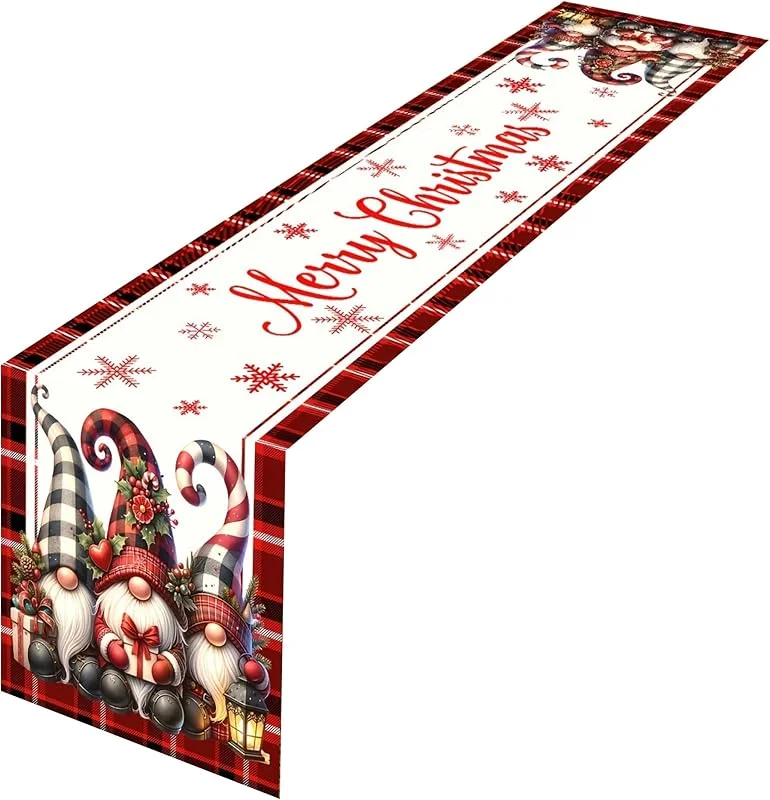 Marke: Pesoncarl Weihnachts-Tischläufer, Weihnachtsläufer für Tisch, Klassische Festliche Feiertagsdekoration, 70, 87 x 11, 81 Zoll, Stil 2 — Advent und Tisch