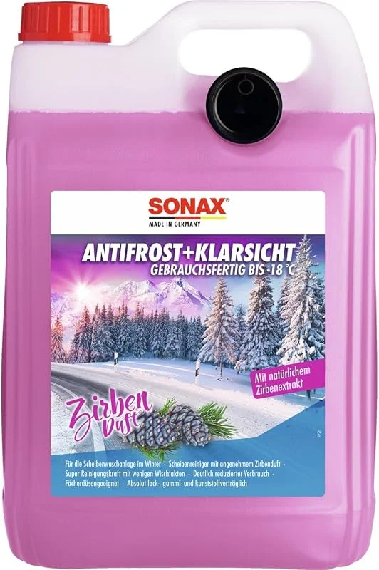 Besuche den SONAX-Store SONAX AntiFrost+KlarSicht Gebrauchsfertig bis -18 °C Zirbe (5 Liter) schneller, schlierenfreier & effektiver Scheibenreiniger für den Winter, Art-Nr. 01315050 — Kerzenlicht Abendessen