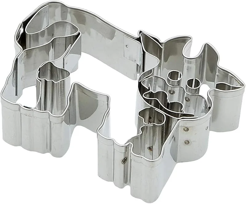 Besuche den Städter-Store Städter Ausstechform Kuh, Edelstahl, Silber, 7 x 7 x 3 cm — Weihnachtskueche