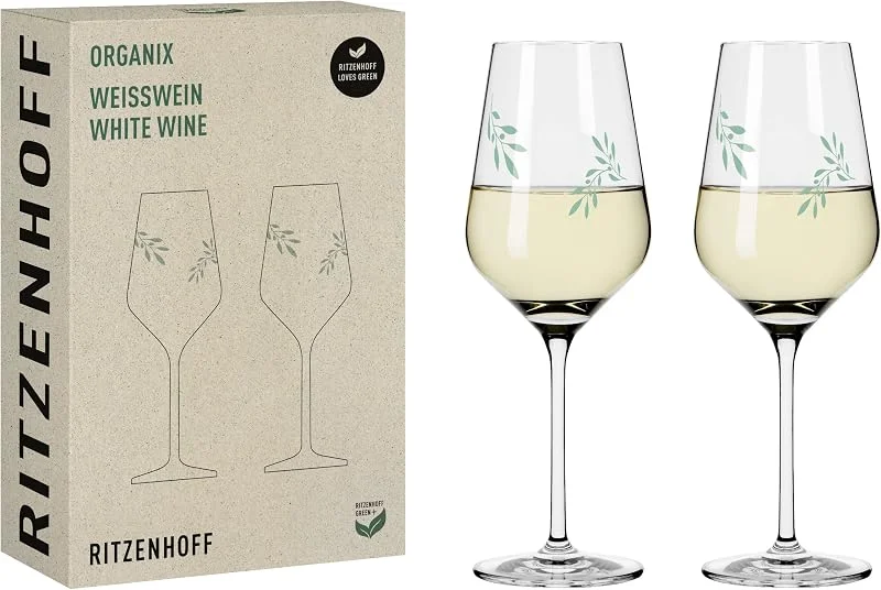 Besuche den RITZENHOFF-Store RITZENHOFF Weißweinglas-Set 2er - 300 ml - Made in Germany — Wein und Festtafel