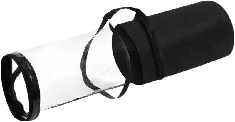Marke: Generisch Geschenkpapier-Aufbewahrung, Weihnachts-Geschenkpapier-Rollenbehälter mit Griff, transparente Ornament-Box für Schrank, Unterbett, Urlaub, Band, Karte, Partyband, Taschentuch — Küche & Haushalt