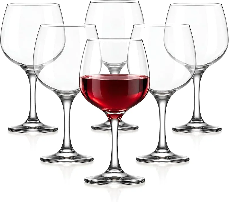 Besuche den KIAPPO-Store Rotweingläser Set 6er – 730 ml – Große Weingläser für Rotwein, Burgunder & kräftige Weine – Hochwertiges Qualitätsglas – Spülmaschinenfest – Elegante Verpackung — Wein und Festtafel