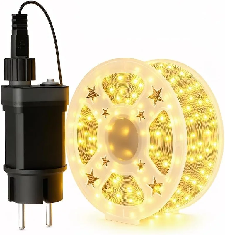Besuche den NAIZY-Store NAIZY LED Kupferdraht Lichterkette Außen 100m 1000 LEDs mit 8Modi, Warmweiß — Weihnachtsbeleuchtung