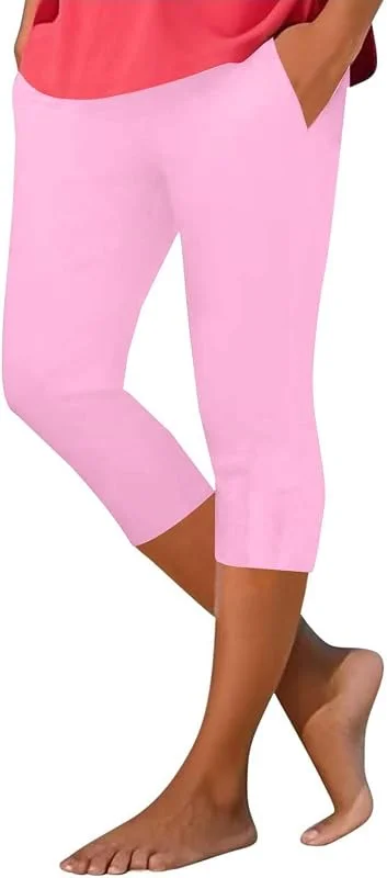 Marke: Generisch Leggings Damen 3, 4 Sport Jogginghose High Waist Sporthose Blickdichte Hose Kurz Einfarbig Sportleggings Elastische Taille Yogahose Casual Slim Fit Running Kurze Unterrock Leggings Legins FüR — Weihnachtsmode