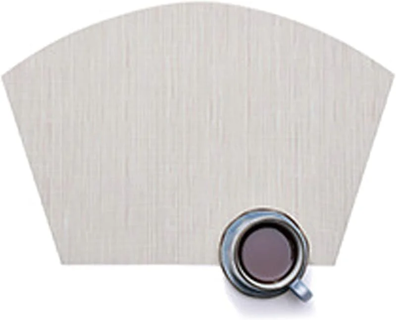 Besuche den Epinki-Store Epinki 2Pcs Set Tischsets Platzsets Boho Sektor 45x30CM, PVC Platzdeckchen Zum Geburtstag Sektor Einfarbig Anti-Rutsch, Tischmatte Schreibtisch Beige für Küche Speisetisch — Küche & Haushalt