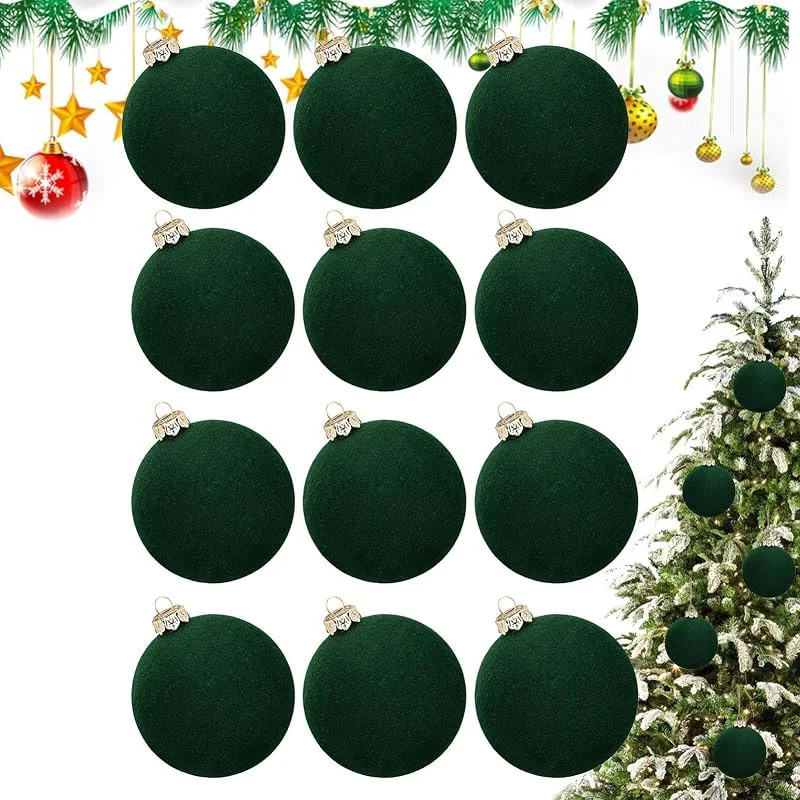 Marke: Generisch Weihnachtsbaumschmuck, 12 Stück, dekorativ, bruchsicher — Weihnachtsdeko