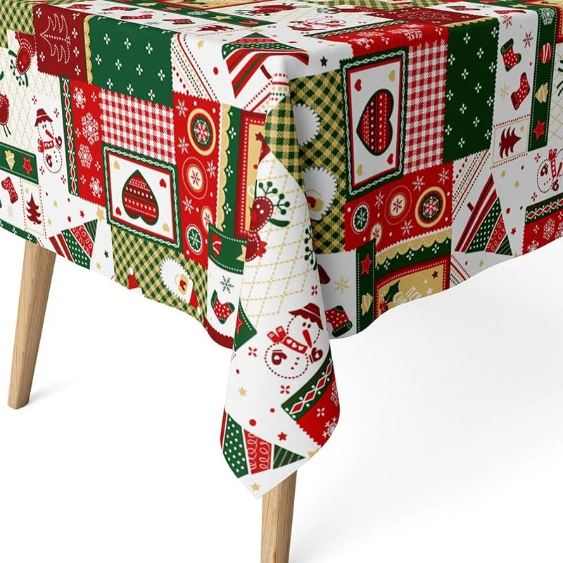 Besuche den ECOMMERC3-Store ECOMMERC3 Fleckabweisende Tischdecke für rechteckigen Tisch, Größe 140 x 140 cm, schmutzabweisende Tischdecke, extra weich und wasserdicht, Einheitsgröße, Einfarbig — Küche & Haushalt