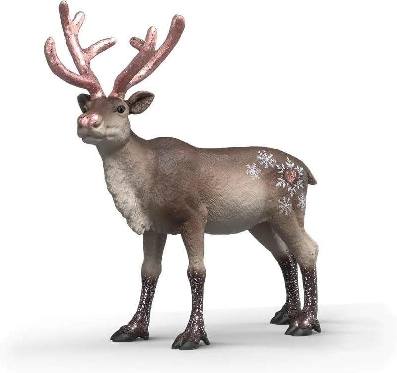 Besuche den Schleich-Store Schleich Collectors, Roségoldenes Weihnachtsrentier 75004, 5 x 13 x 12cm — Advent und Tisch