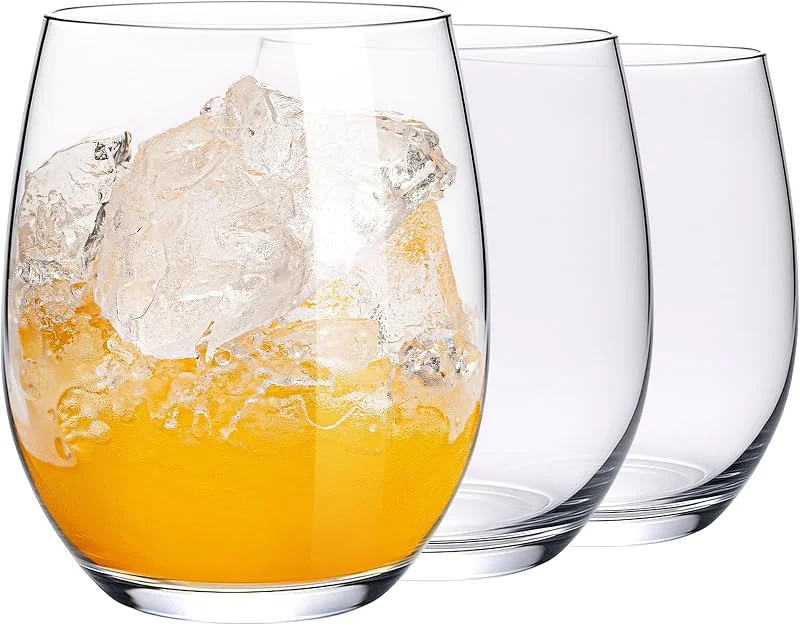 Besuche den KONZEPT-Store KONZEPT Wassergläser Set 6-teilig – 400 ml Trinkgläser Set, besonders standfest & griffig, ideal für Wasser, Saft, Limo, Gin — Wein und Festtafel