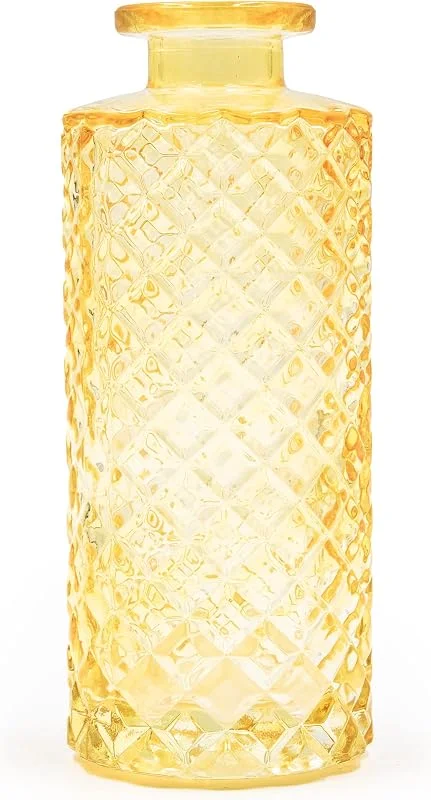 Besuche den Blümelhuber-Store Kleine Vase Glas Deko Hochzeit - Vase Klein - Vase Modern - Boho Hochzeit Deko Frühling - Pflanzen Deko Trockenblumen Set - Boho Deko — Kerzenlicht Abendessen