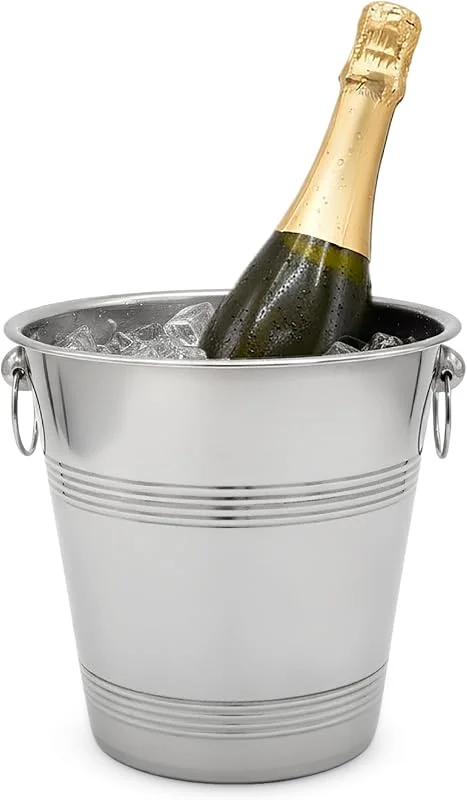 Besuche den Spetebo-Store Spetebo Design Flaschenkühler aus Edelstahl glänzend 20, 5 cm — Wein und Festtafel