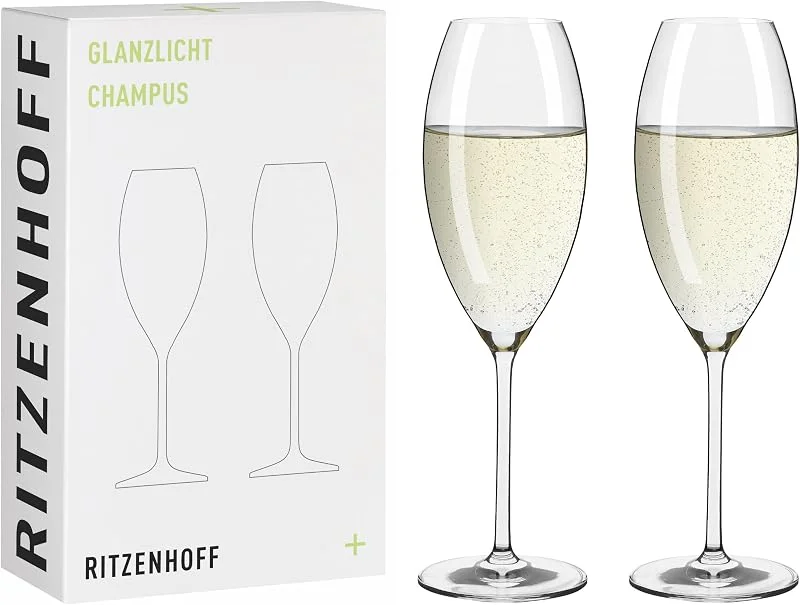 Besuche den RITZENHOFF-Store RITZENHOFF Champagnerglas-Set 2er - 300 ml - Made in Germany — Wein und Festtafel