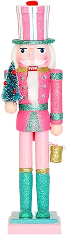 Marke: Générique Dekoration Nussknacker, festliche Figur aus Holz, Sammlerstück, 38 cm — Weihnachtsdeko