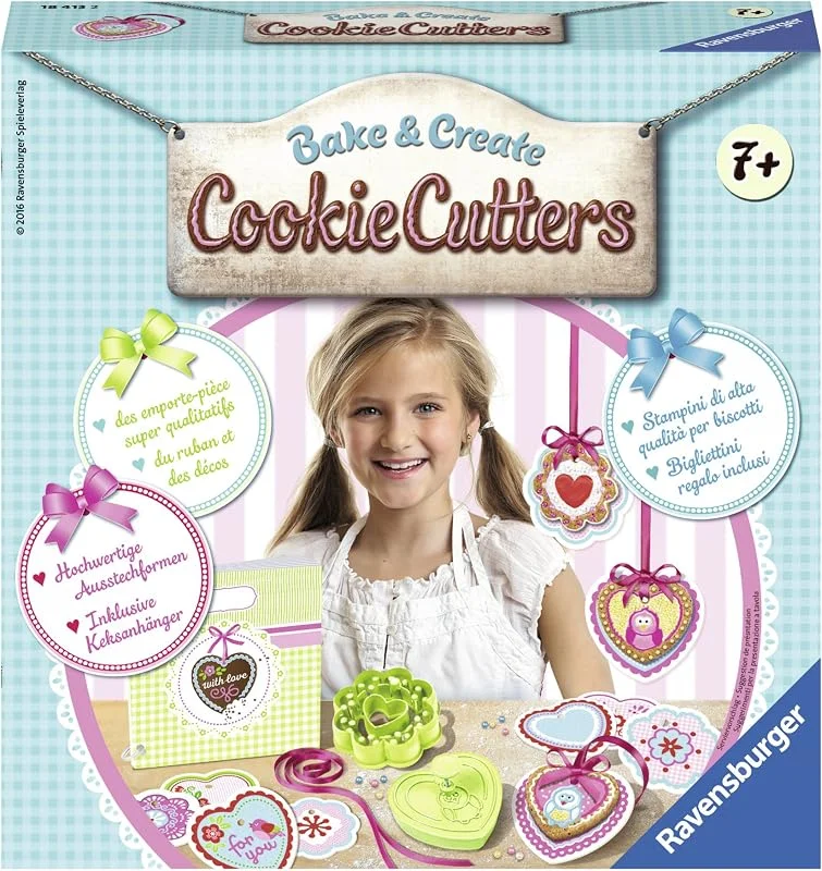 Besuche den Ravensburger-Store Ravensburger Creation 18413 - Bake & Create Cookie Cutters, Bastelset — Küche & Haushalt