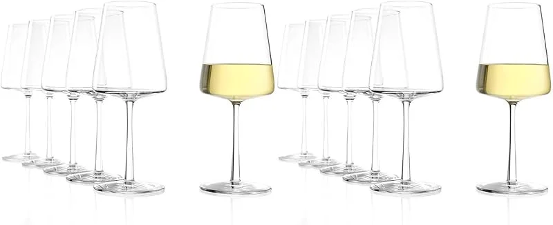 Besuche den Stölzle Lausitz-Store Stölzle Lausitz Rotweinkelche Power 520 ml I Rotweinglas groß 12er Set I Weingläser spülmaschinenfest I Rotwein Kelche Set 12 Stück bruchsicher I wie mundgeblasen I höchste Qualität — Wein und Festtafel
