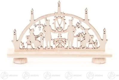 Besuche den Rudolphs Schatzkiste-Store Rudolphs Schatzkiste Schwibbogen Mini-Schwibbogen mit Bergleuten Breite x Höhe x Tiefe 7, 5 cmx4, 5 cmx1 cm NEU Erzgebirge Lichterbogen Fensterbild — Weihnachtsdeko