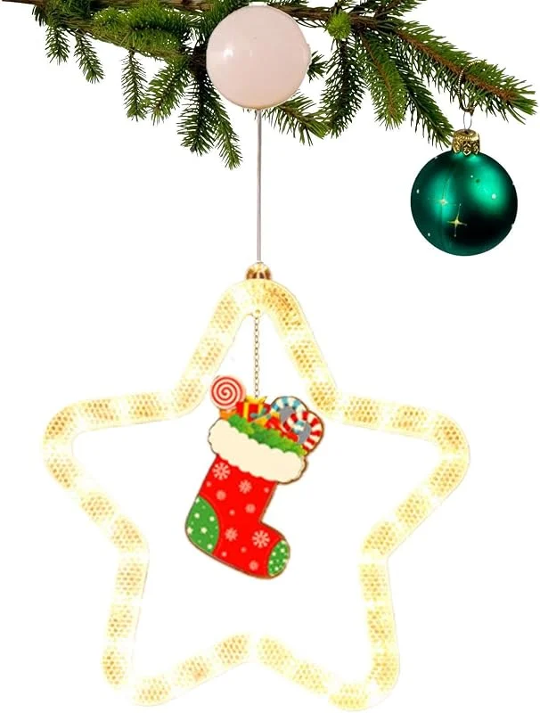 Marke: Generisch Weihnachtsfensterdekorationen und Saugnapf Display Ornament — Weihnachtsdeko